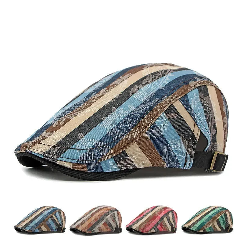 Athena Allure Designer Retro Flat Cap