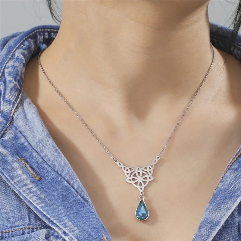 Athena Allure Designer Irish Knot Wicca Necklace