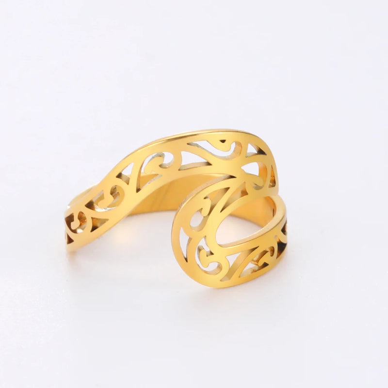 Athena Allure Designer Wave Ring