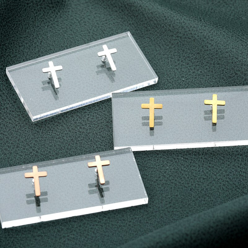 Athena Allure Cross Studs