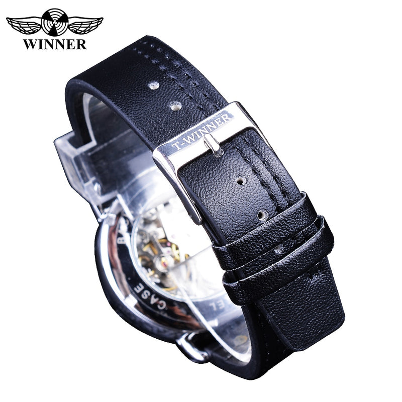 White Mechanical Luxury Dress Watch
