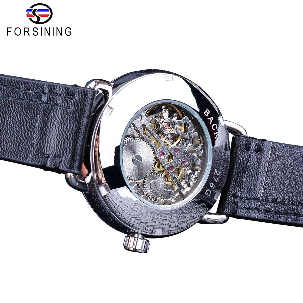 White Mechanical Luxury Dress Watch