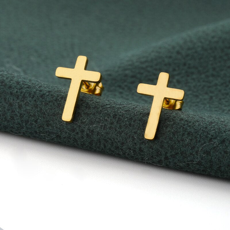 Athena Allure Cross Studs