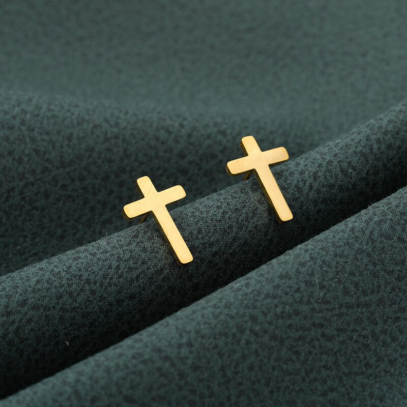 Athena Allure Cross Studs