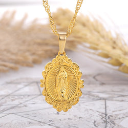 Exquisite Holy Virgin Mary Pendant