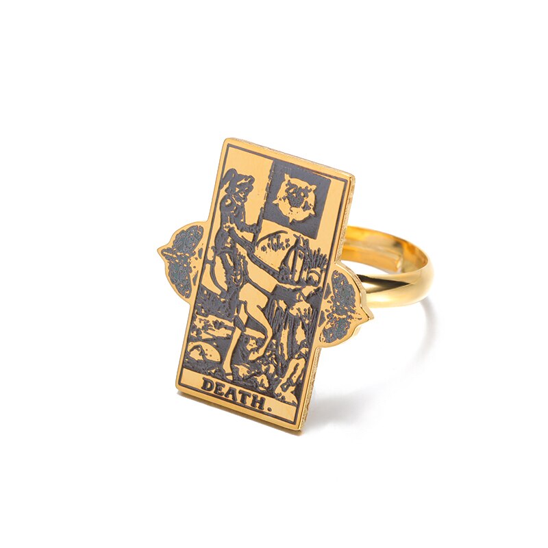 Vintage Occult Tarot Rings