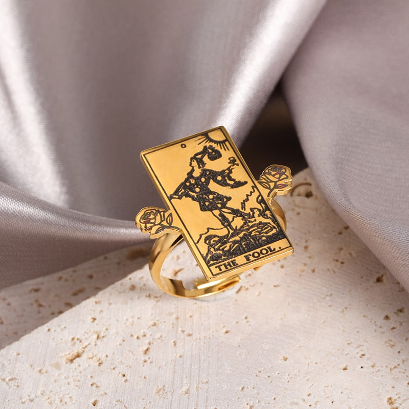 Vintage Occult Tarot Rings