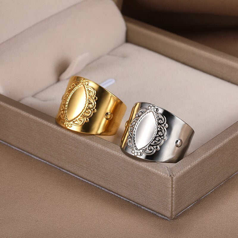 Adjustable Chunky Rings