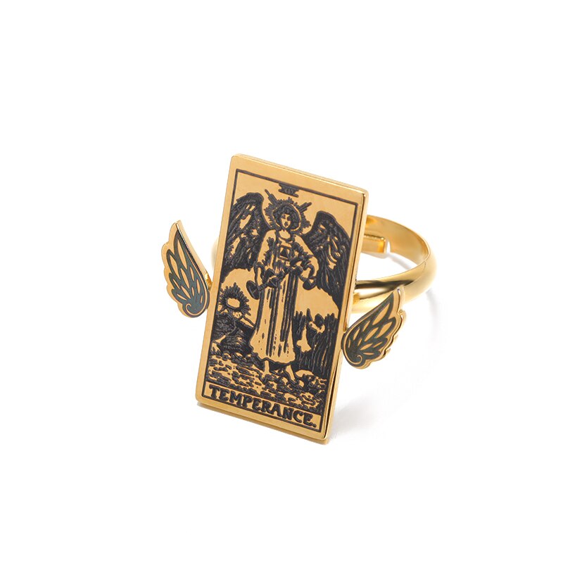 Vintage Occult Tarot Rings