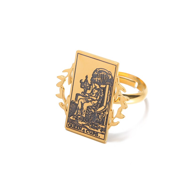 Vintage Occult Tarot Rings