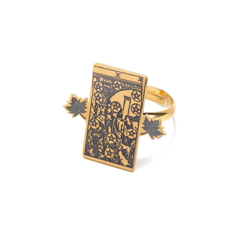 Vintage Occult Tarot Rings