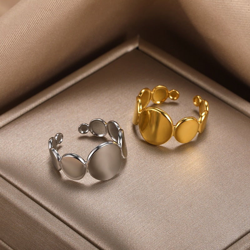 Adjustable Chunky Rings