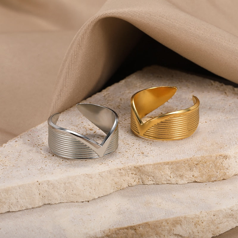 Adjustable Chunky Rings