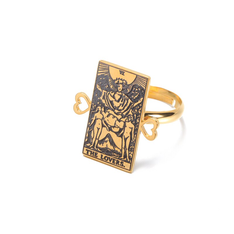 Vintage Occult Tarot Rings