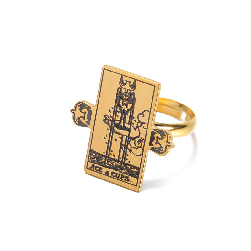 Vintage Occult Tarot Rings