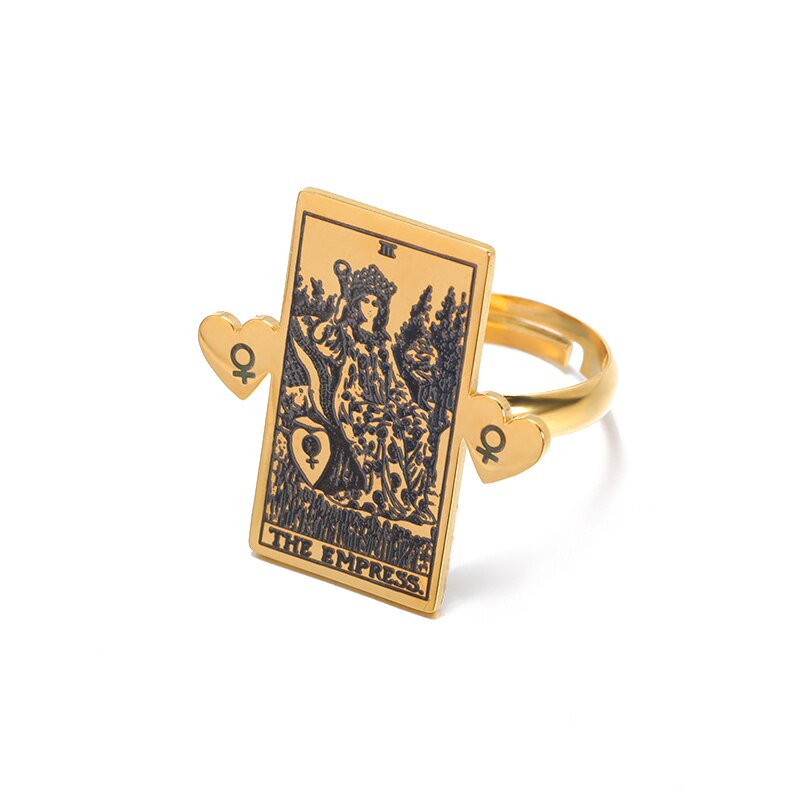 Vintage Occult Tarot Rings