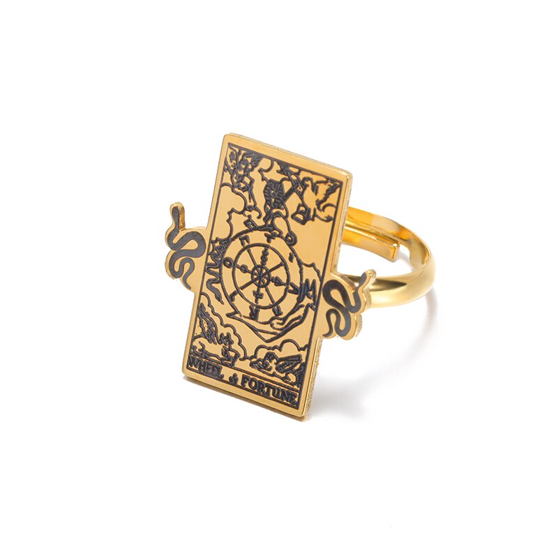 Vintage Occult Tarot Rings