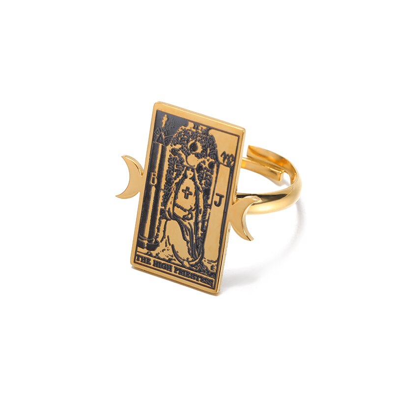 Vintage Occult Tarot Rings