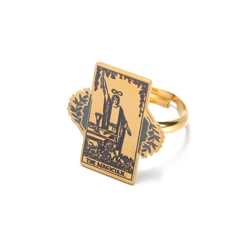 Vintage Occult Tarot Rings